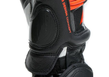 DAINESE DRUID 3 GLOVES BLACK FLURO RED