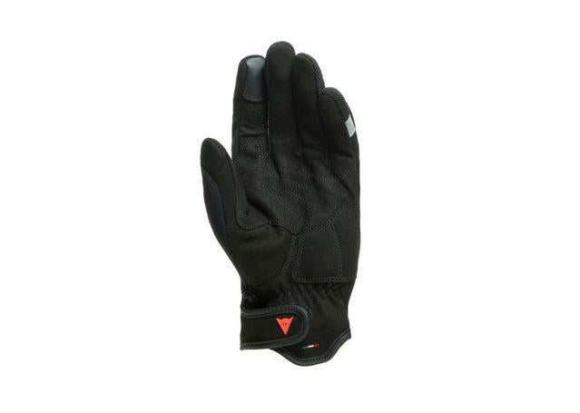 DAINESE VR46 CURB SHORT GLOVES BLACK ANTHRACITE FLURO YELLOW