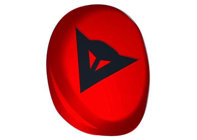 DAINESE ARMOUR PISTA KNEE SLIDER FLURO RED BLACK