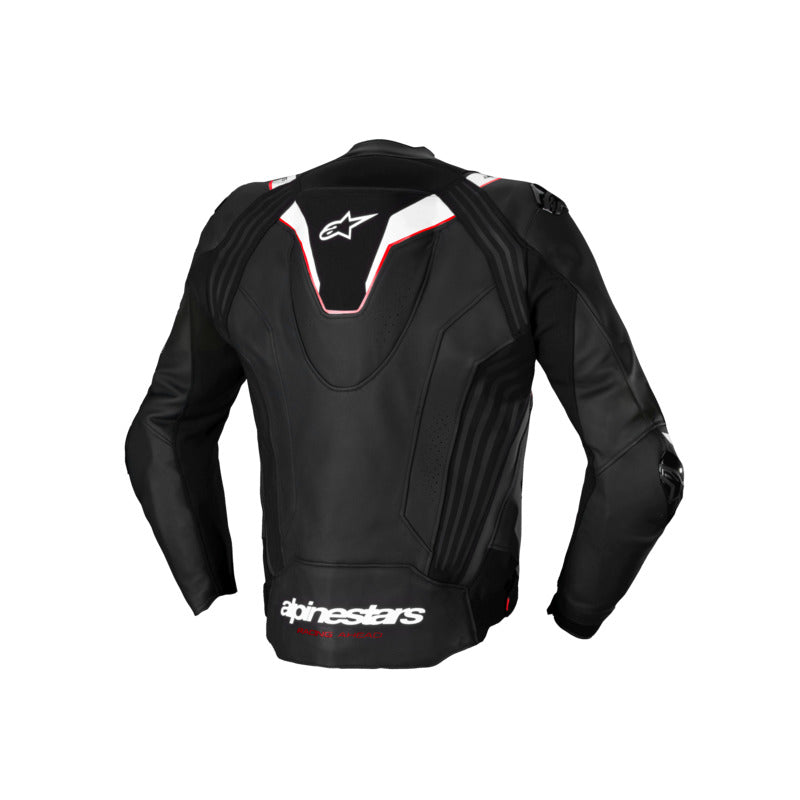 ALPINESTARS MISSILE V3 IGNITION LEATHER JACKET BLACK WHITE