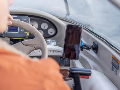 Quad Lock 360 Base - Flat Rectangle 4 Hole - Black