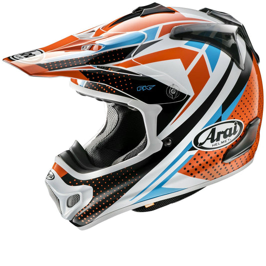 Arai VX-Pro 4 Sprint Orange White Blue Helmet