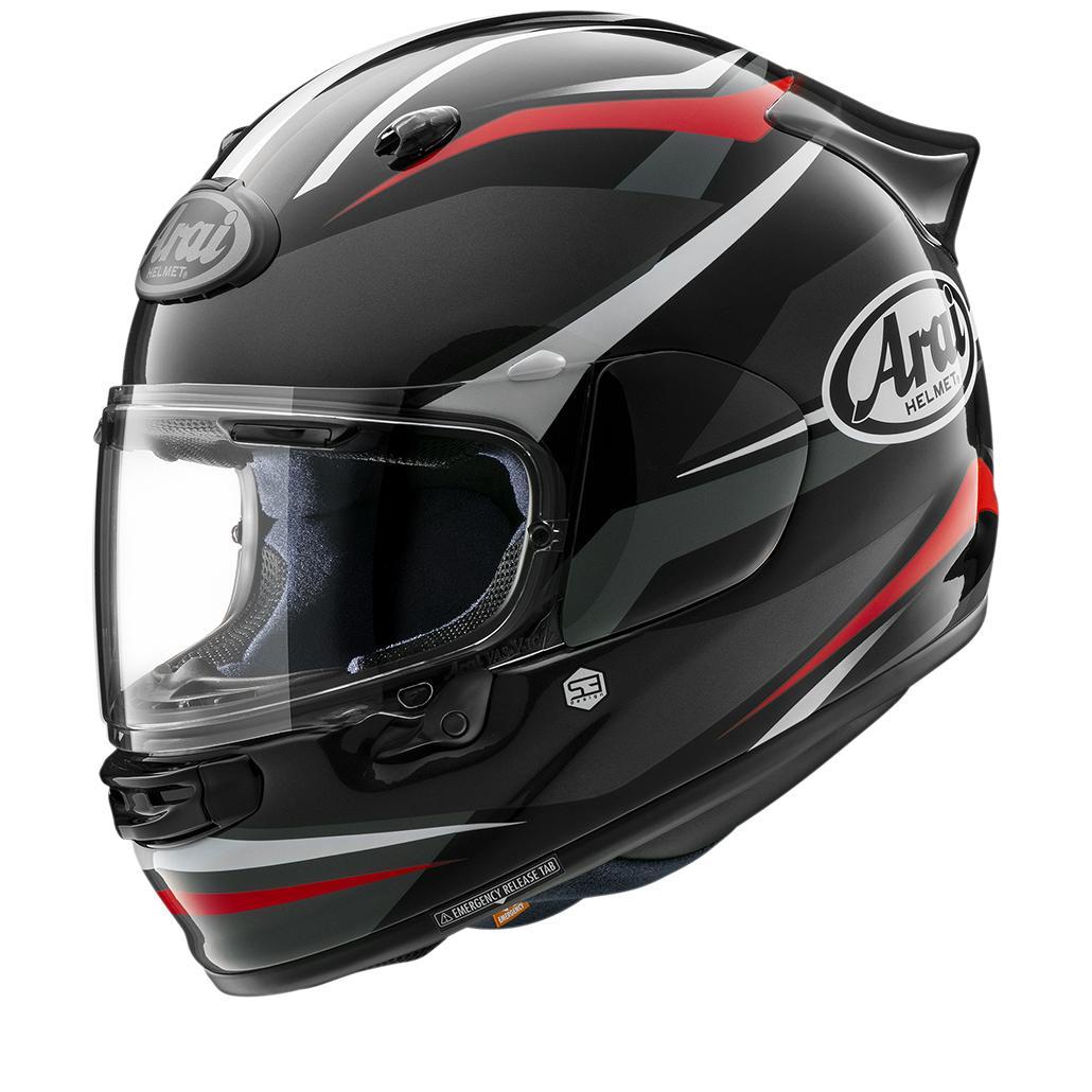 Arai Quantic Ray Helmet - Black/White/Red/Grey