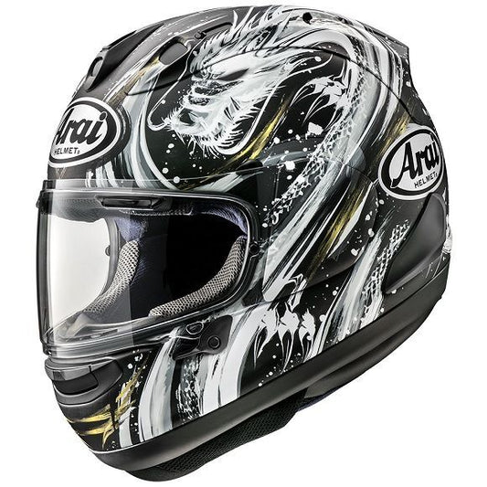 Arai RX-7V Evo Kiyonari Black Silver Helmet