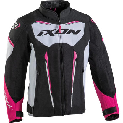Ixon Striker Air Kids Jacket - Black/White/Pink