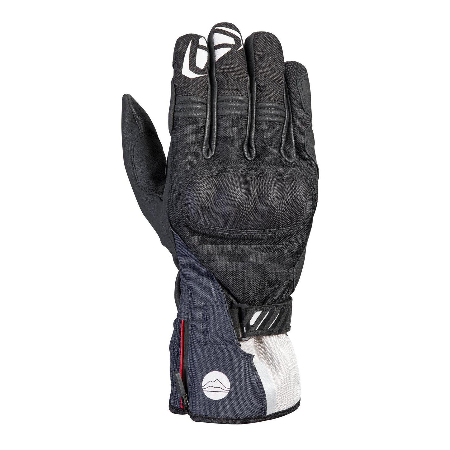 Ixon MS Loki Black Grey Blue Gloves