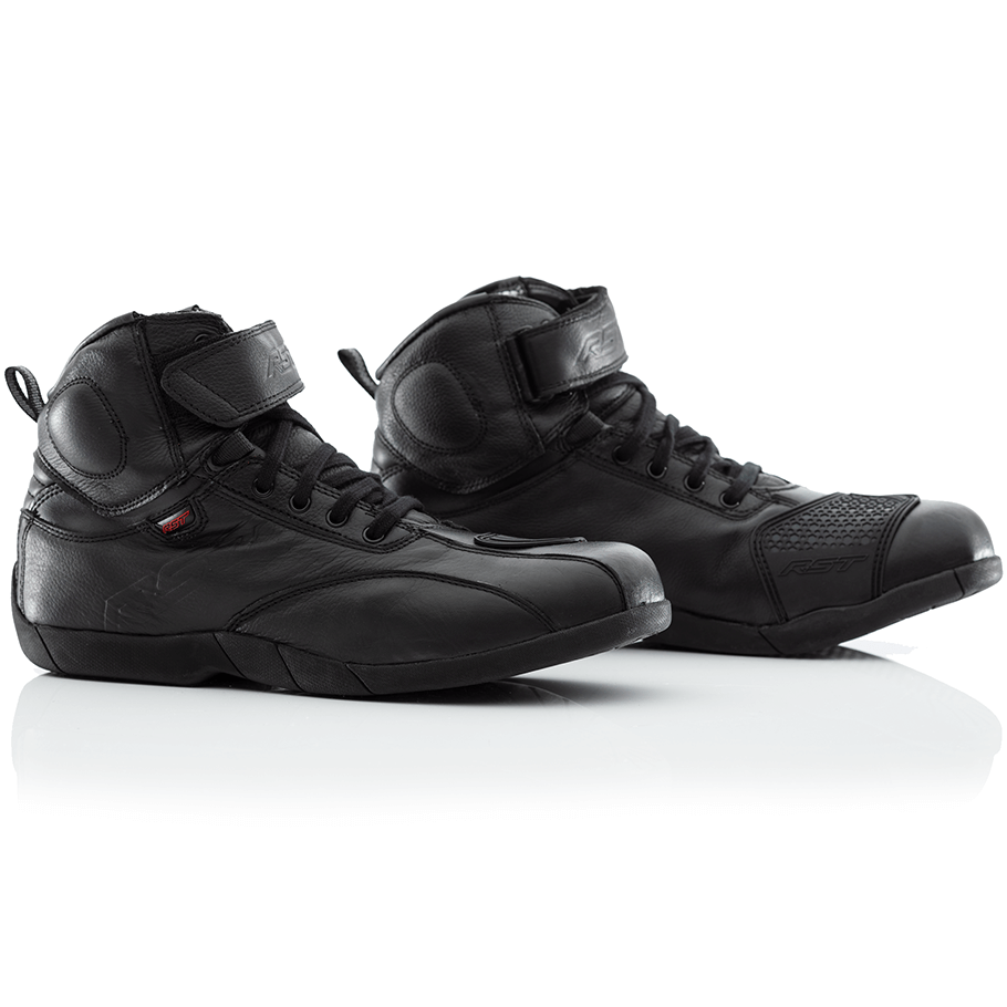 RST Stunt Pro Waterproof Black Shoes