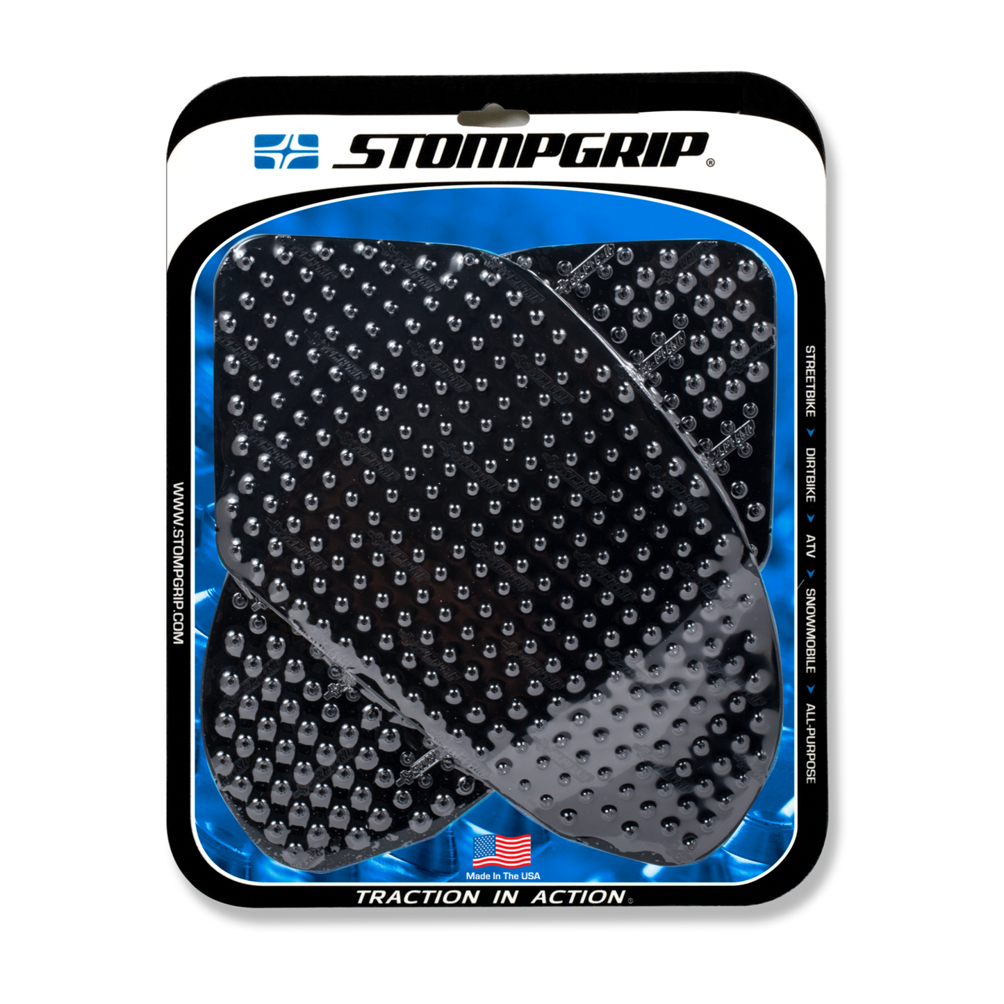 Stompgrip Volcano Tank Grips Black for Honda CBR600F4 00 CBR600F4I