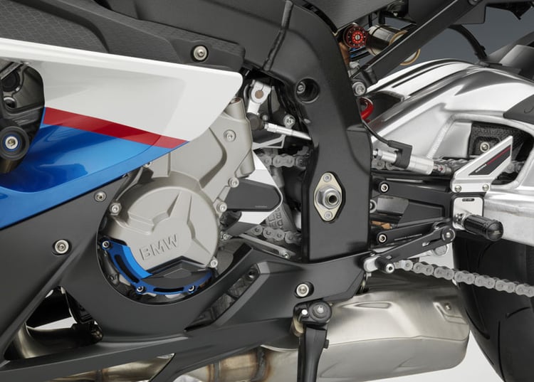 Rizoma Shape S1000R/RR/XR Blue Left Engine Guard