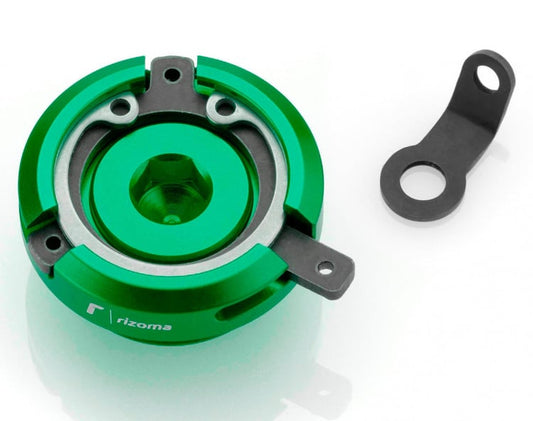 Rizoma TP008 M20x2.5 Green Oil Filler Cap