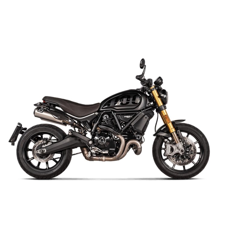 Akrapovic Ducati Scrambler 1100 21-23 Titanium Slip-On Exhaust System