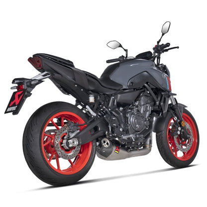 Akraprovic Yamaha MT-07 21-22 Titanium Exhaust System
