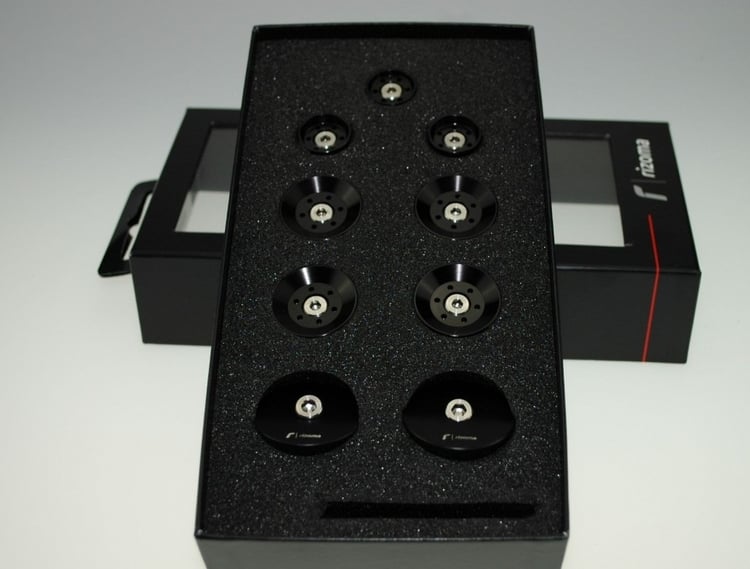 Rizoma BMW ZBW044 Black Frame Hole Cap Kit