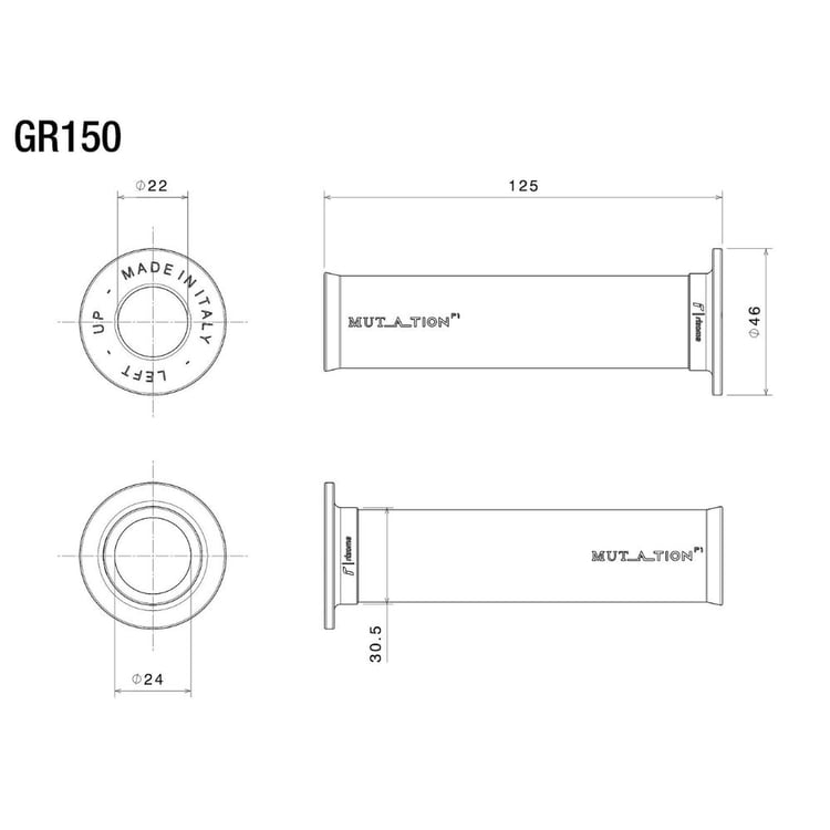 Rizoma Mutation P1 Grips