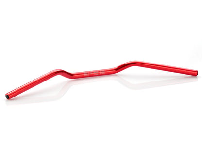 Rizoma Retro 1 Inch 15mm Height Tapered Red Handlebar