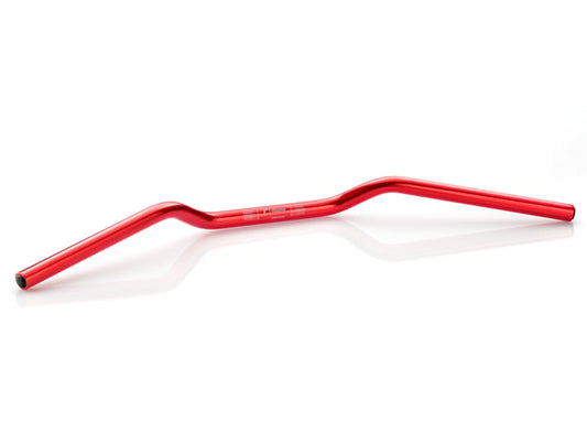 Rizoma Retro 1 Inch 15mm Height Tapered Red Handlebar